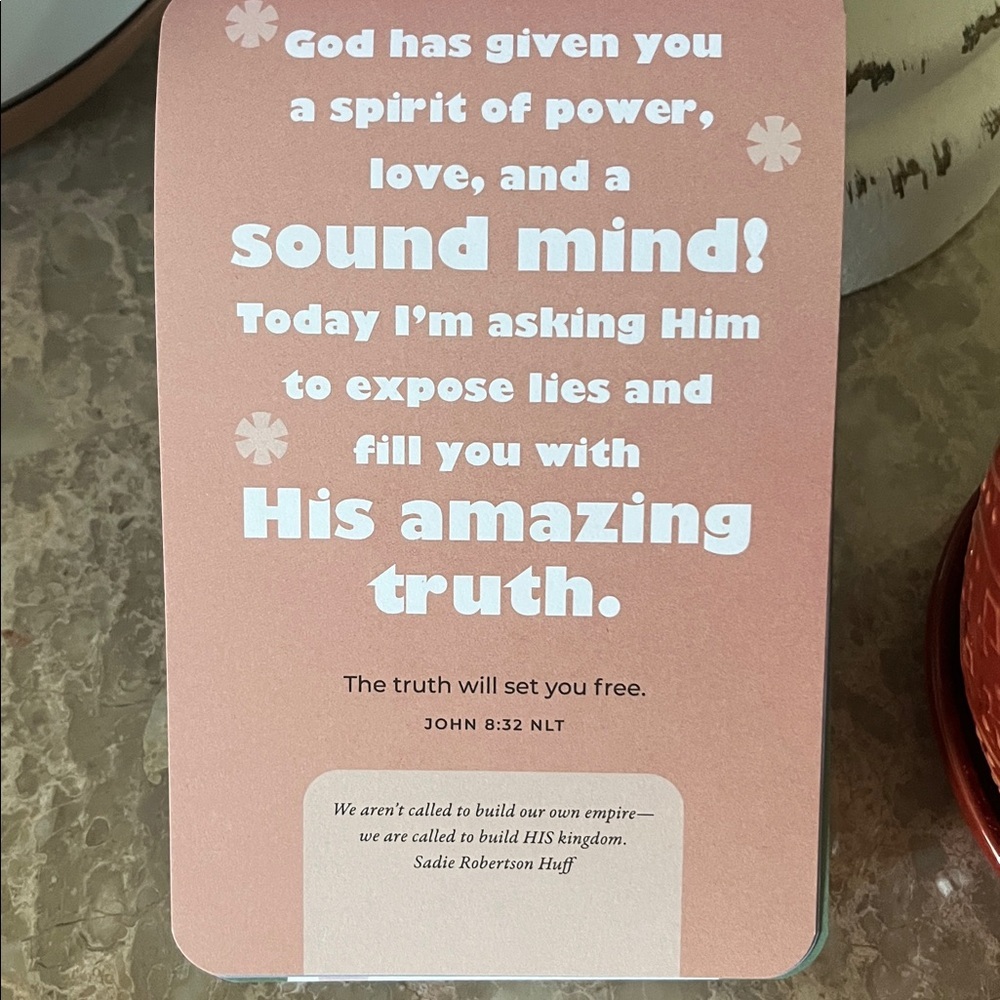 Celebrate the Good Pass-Along Notes by Sadie Robertson Huff - Blue and Gold - Picture 5 of 7